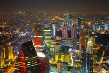 Gece Boğaziçi Köprüsü İstanbul / Türkiye