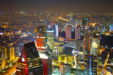 Gece Boğaziçi Köprüsü İstanbul / Türkiye