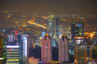 Gece Boğaziçi Köprüsü İstanbul / Türkiye