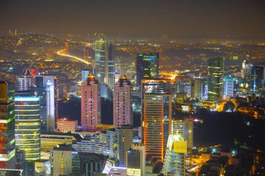 Gece Boğaziçi Köprüsü İstanbul / Türkiye