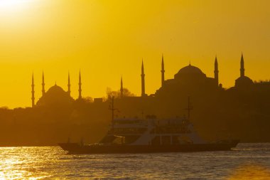 İstanbul gün batımı manzarası / Türkiye