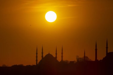 İstanbul gün batımı manzarası / Türkiye