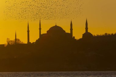İstanbul gün batımı manzarası / Türkiye