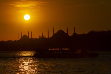 İstanbul gün batımı manzarası / Türkiye