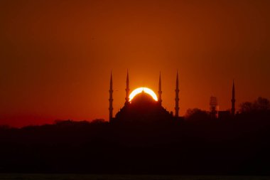 İstanbul gün batımı manzarası / Türkiye