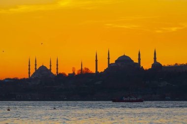 İstanbul gün batımı manzarası / Türkiye