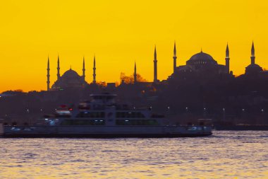 İstanbul gün batımı manzarası / Türkiye