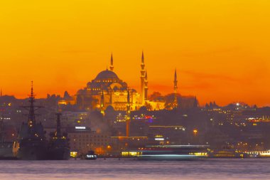 İstanbul gün batımı manzarası / Türkiye