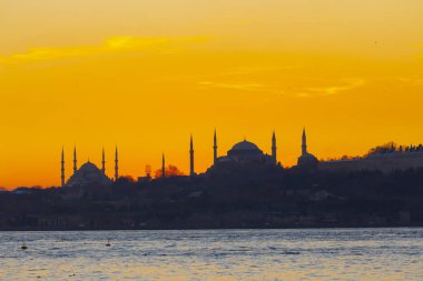 İstanbul gün batımı manzarası / Türkiye