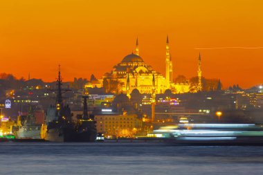 İstanbul gün batımı manzarası / Türkiye