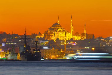 İstanbul gün batımı manzarası / Türkiye