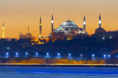 İstanbul gün batımı manzarası / Türkiye