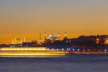 İstanbul gün batımı manzarası / Türkiye