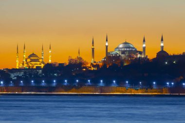 İstanbul gün batımı manzarası / Türkiye