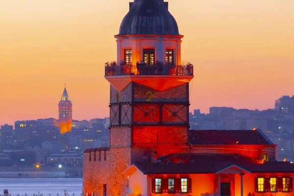 Закат Стамбула Турция — стоковое фото