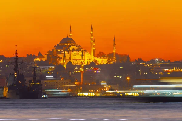 Istanbul Sunset Views Turquie — Photo