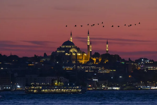 Мечеть Сулеймание Стамбул Турция — стоковое фото