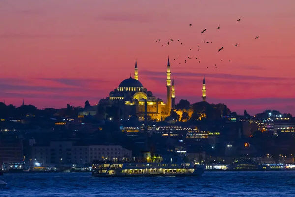 Mezquita Suleymaniye Estambul Turquía — Foto de Stock