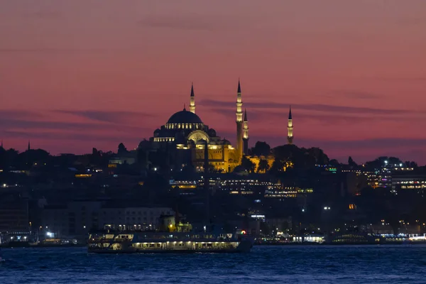 Suleymaniye Moskén Istanbul Turkiet — Stockfoto