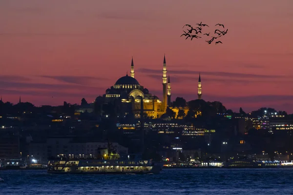 Mezquita Suleymaniye Estambul Turquía — Foto de Stock
