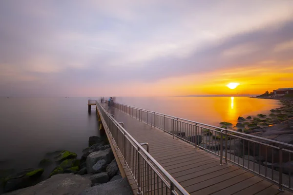 Florya Straße Yesilkoy Strand Istanbul — Stockfoto