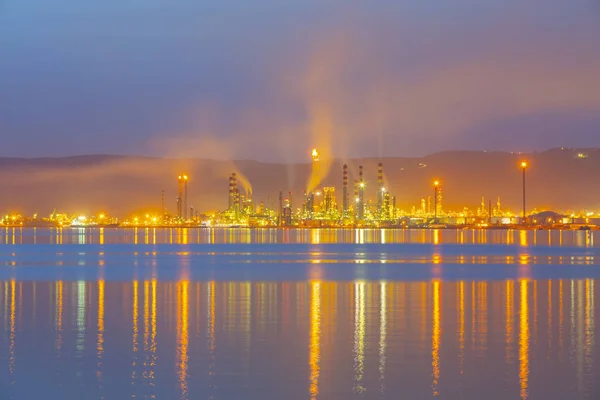 Refinaria Petróleo Tupras Izmit Tupras Maior Refinaria Petróleo Turquia — Fotografia de Stock