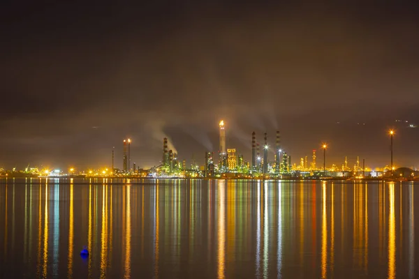 Refinaria Petróleo Tupras Izmit Tupras Maior Refinaria Petróleo Turquia — Fotografia de Stock