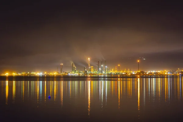 Refinaria Petróleo Tupras Izmit Tupras Maior Refinaria Petróleo Turquia — Fotografia de Stock