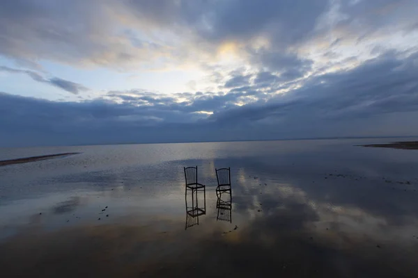 Salt Lake Τουρκικά Tuz Golu Είναι Δεύτερη Μεγαλύτερη Λίμνη Στην — Φωτογραφία Αρχείου