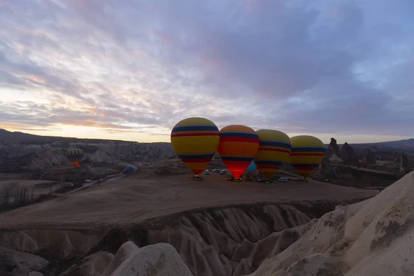 Great Tourist Attraction Cappadocia Balloon Flight Cappadocia Known World One — Stock Photo, Image