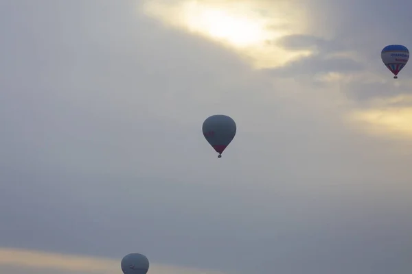 Grande Attrazione Turistica Della Cappadocia Volo Mongolfiera Cappadocia Conosciuta Tutto — Foto Stock