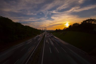 Boğaziçi Köprüsü'nde uzun pozlama