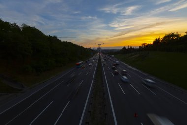 Boğaziçi Köprüsü'nde uzun pozlama