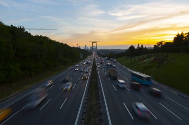 Boğaziçi Köprüsü'nde uzun pozlama