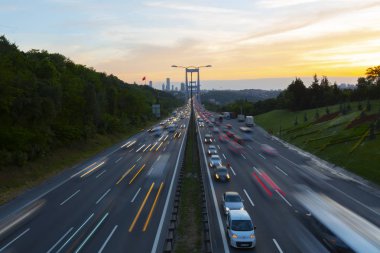 Boğaziçi Köprüsü'nde uzun pozlama