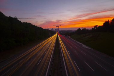 Boğaziçi Köprüsü'nde uzun pozlama