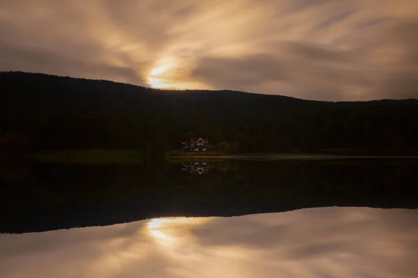 Lago Golcuk Bolu Turquía Hermosa Vista Lago — Foto de Stock