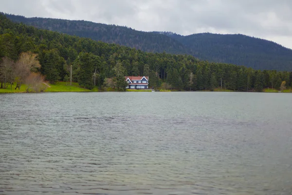 Lago Golcuk Bolu Turquía Hermosa Vista Lago —  Fotos de Stock