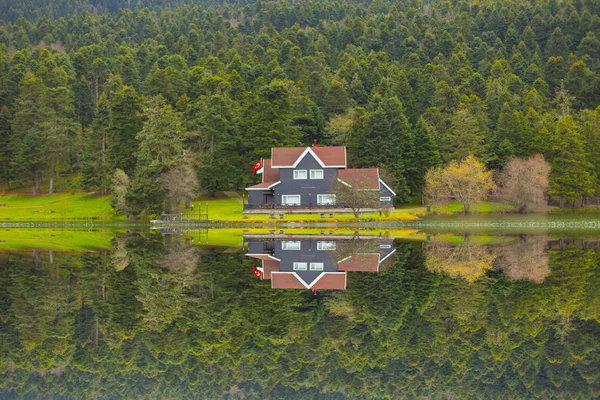 Lago Golcuk Bolu Turquía Hermosa Vista Lago — Foto de Stock