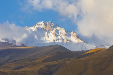 güzel manzara ve sultanmarshes (kuş cenneti) yanındaki erciyes Dağı, kayseri