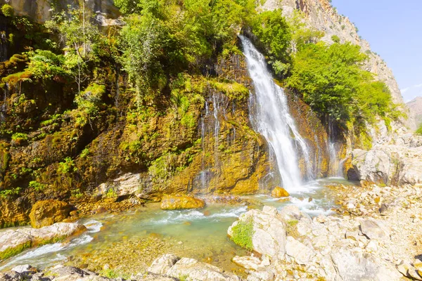Wodospad Kapuzbasi Kayseri Turcja Zdjęcia Stockowe bez tantiem