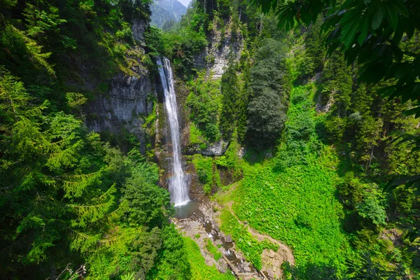 Cascade Maral Cascade Tombe Une Seule Pente Dessus Niveau Mer — Photo