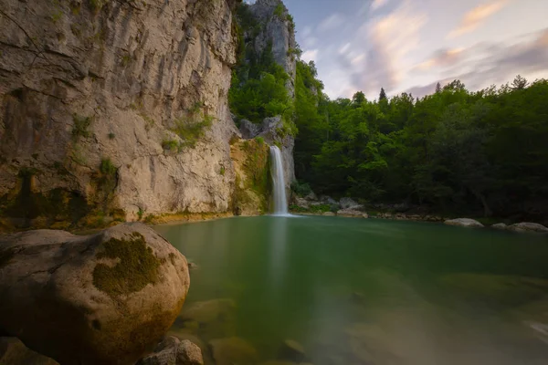 Cascada Ilica Parque Nacional Las Montañas Kure Kastamonu Turquía —  Fotos de Stock