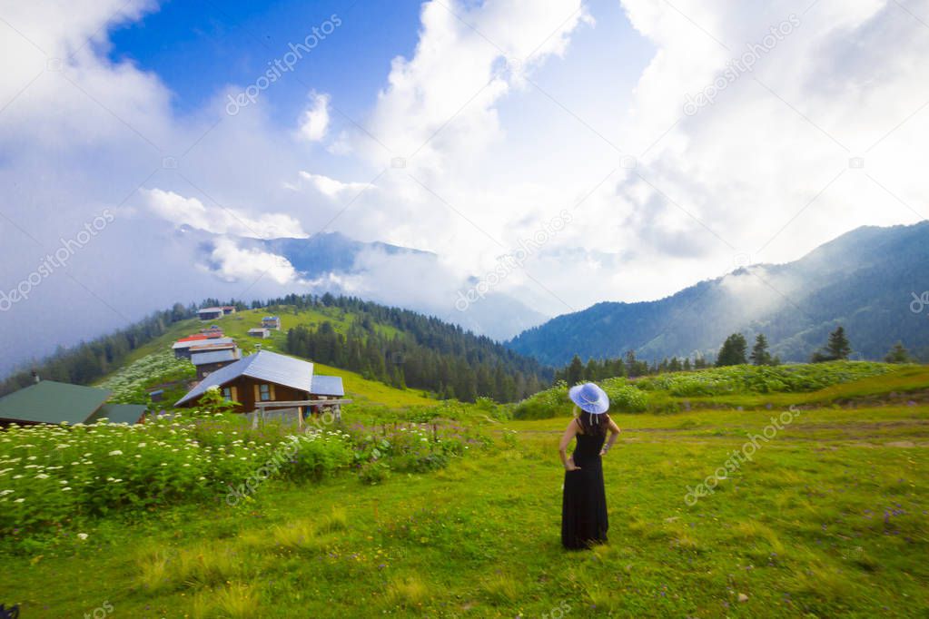 Plateau Pokut on Kackar Mountains in Turkey