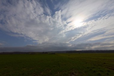 Türkiye 'deki Karadeniz kıyısı Kirklareli ilinin Kiyikoy ilçesi ve çarpıcı arka plan fotoğrafı