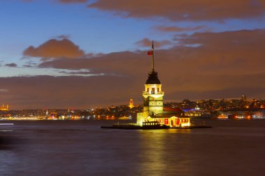 Maidens Tower Gece Pozlama