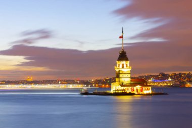 Maidens Tower Gece Pozlama