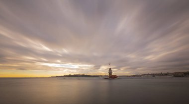 Maidens Tower Sunset ./ Türkiye .