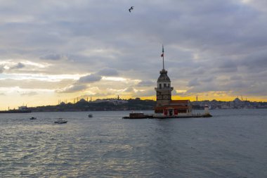 Maidens Tower Sunset ./ Türkiye .