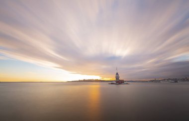 Maidens Tower Sunset ./ Türkiye .
